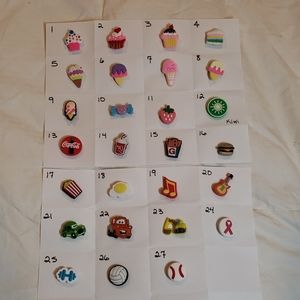 5 for $10 NEW JIBBITZ CROCS SHOE CHARMS